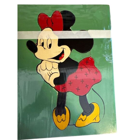 Vintage Wood mini Mouse Puzzle Disney Disney WorldKids Fun nostalgia Retro‎